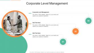 Corporate Level Management In Powerpoint And Google Slides Cpb