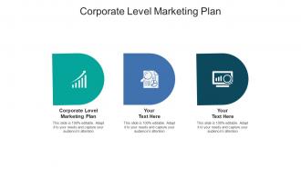 Corporate level marketing plan ppt powerpoint presentation portfolio graphics download cpb