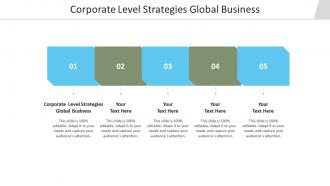 Corporate level strategies global business ppt powerpoint presentation styles aids cpb