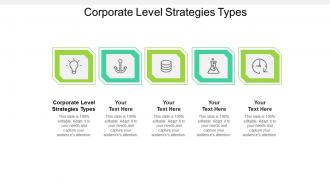 Corporate level strategies types ppt powerpoint presentation outline cpb