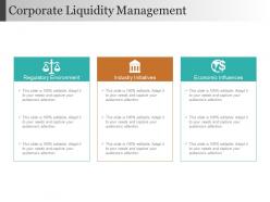 Corporate liquidity management sample ppt files