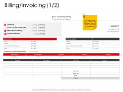 Corporate management billing invoicing ppt graphics