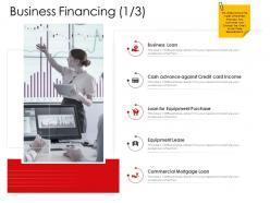 Corporate management business financing ppt brochure