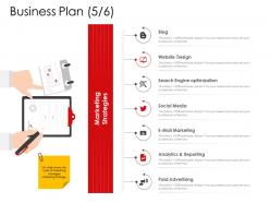 Corporate management business plan blog ppt elements