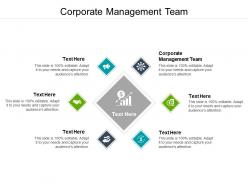 Corporate management team ppt powerpoint presentation pictures examples cpb