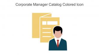 Corporate Manager Catalog Colored Icon In Powerpoint Pptx Png And Editable Eps Format
