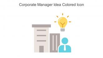 Corporate Manager Idea Colored Icon In Powerpoint Pptx Png And Editable Eps Format