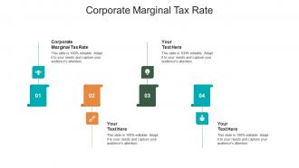 Corporate marginal tax rate ppt powerpoint presentation summary infographics cpb
