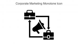 Corporate Marketing Monotone Icon In Powerpoint Pptx Png And Editable Eps Format