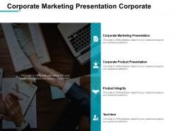 Corporate marketing presentation corporate product presentation product integrity cpb