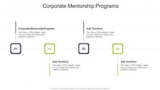 Corporate Mentorship Programs In Powerpoint And Google Slides Cpb