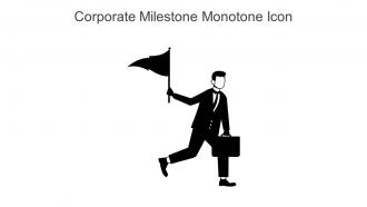 Corporate Milestone Monotone Icon In Powerpoint Pptx Png And Editable Eps Format