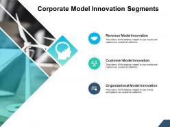Corporate Model Innovation Segments Ppt Powerpoint Presentation Infographic Template Design Templates