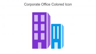 Corporate Office Colored Icon In Powerpoint Pptx Png And Editable Eps Format