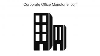 Corporate Office Monotone Icon In Powerpoint Pptx Png And Editable Eps Format