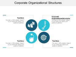 Corporate organizational structures ppt powerpoint presentation inspiration backgrounds cpb