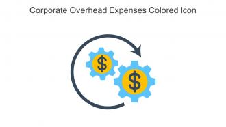 Corporate Overhead Expenses Colored Icon In Powerpoint Pptx Png And Editable Eps Format