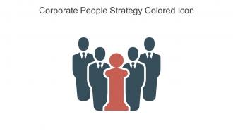 Corporate People Strategy Colored Icon In Powerpoint Pptx Png And Editable Eps Format