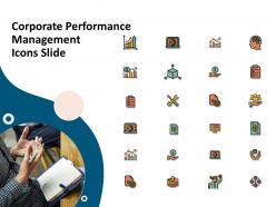 Corporate performance management icons slide ppt presentation slides