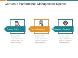 Corporate performance management system powerpoint slide show