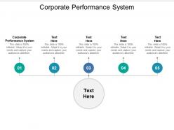 Corporate performance system ppt powerpoint presentation template cpb
