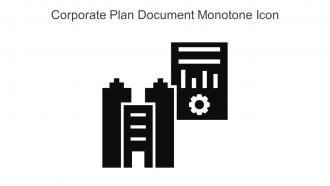Corporate Plan Document Monotone Icon In Powerpoint Pptx Png And Editable Eps Format