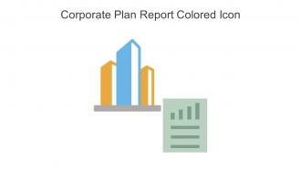 Corporate Plan Report Colored Icon In Powerpoint Pptx Png And Editable Eps Format