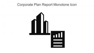 Corporate Plan Report Monotone Icon In Powerpoint Pptx Png And Editable Eps Format