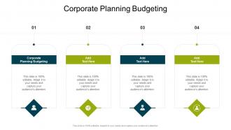 Corporate Planning Budgeting In Powerpoint And Google Slides Cpb