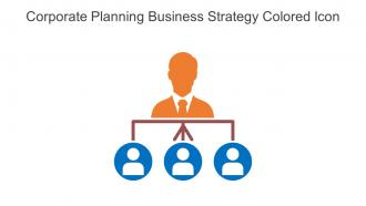 Corporate Planning Business Strategy Colored Icon In Powerpoint Pptx Png And Editable Eps Format