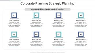 Corporate Planning Strategic Planning In Powerpoint And Google Slides Cpb
