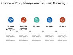 Corporate policy management industrial marketing checklist search engine optimization cpb