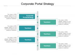 Corporate portal strategy ppt powerpoint presentation icon designs download cpb
