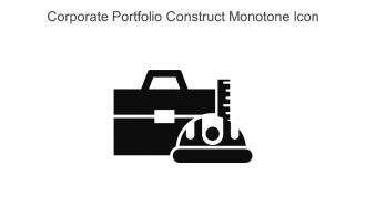 Corporate Portfolio Construct Monotone Icon In Powerpoint Pptx Png And Editable Eps Format