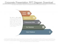 Corporate presentation ppt diagram download