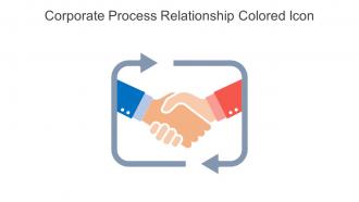 Corporate Process Relationship Colored Icon In Powerpoint Pptx Png And Editable Eps Format