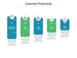 Corporate productivity ppt powerpoint presentation ideas maker cpb
