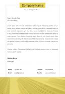 Corporate real estate letterhead design template