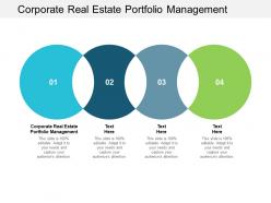 Corporate real estate portfolio management ppt powerpoint presentation professional files cpb