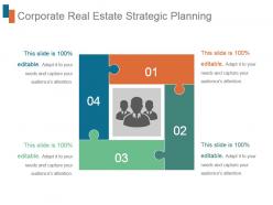 Corporate real estate strategic planning ppt design templates