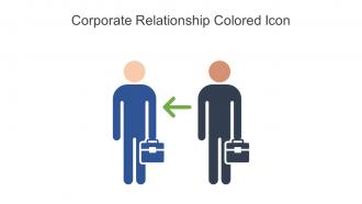 Corporate Relationship Colored Icon In Powerpoint Pptx Png And Editable Eps Format