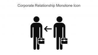 Corporate Relationship Monotone Icon In Powerpoint Pptx Png And Editable Eps Format