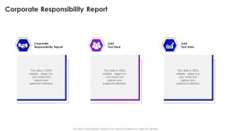 Corporate Responsibility Report In Powerpoint And Google Slides Cpb