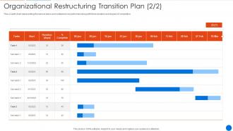 Corporate Restructuring Restructuring Transition Plan