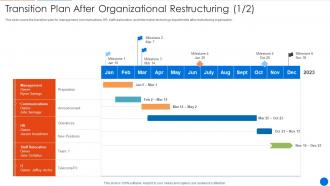 Corporate Restructuring Transition Plan After Organizational Restructuring