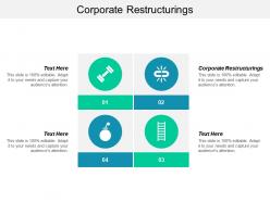 Corporate restructurings ppt powerpoint presentation gallery icons cpb