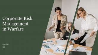 Corporate Risk Management In Warfare PPT Example ACP