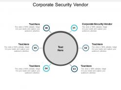 Corporate security vendor ppt powerpoint presentation summary cpb