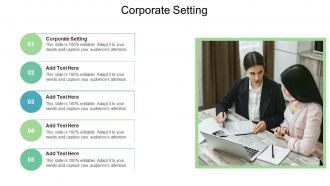 Corporate Setting In Powerpoint And Google Slides Cpb