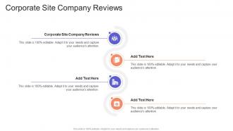 Corporate Site Company Reviews In Powerpoint And Google Slides Cpb